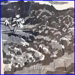 Shigeo Tochimoto Woodblock Print Landscape Jukan Daisen Framed Japan Art