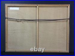 Shinichi Takahashi Old Pine Woodblock Print Signed Framed Asian Antique