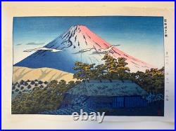 Shiro Kasamatsu Morning in Hakone UBAKO Woodblock Print like Kawase Hasui
