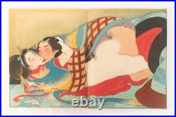 Shunga Ukiyoe Erotic Japanese woodblock print Book Author unknown (K00869)