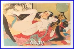 Shunga Ukiyoe Erotic Japanese woodblock print Book Author unknown (K00869)