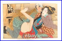 Shunga Ukiyoe Erotic Japanese woodblock print Book Author unknown (K00869) Shunga Ukiyoe Erotic Japanese woodblock print Book Author unknown (K00869)