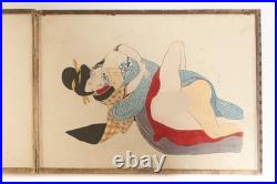 Shunga Ukiyoe Japanese woodblock print album Book Eisen Tomioka (K00870)