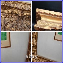 Shuzo Ikeda Katakuri Woodblock Print Signed Framed Art Wall Hanging Japan