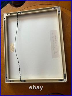 Signed Vintage 70's Japanese Wood Block Art by Katsuyuki Nishijima (Long Day)