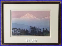 TOSHI YOSHIDA (1911-1995) Early Spring in Azumino Woodblock Posthumous Edition