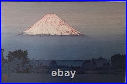 TOSHI YOSHIDA (1911-1995) Mt. Fuji from Gotemba Woodblock Posthumous Edition