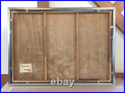 Tadashi Kobayashi Woodblock Print Late Autumn Mount Fuji Landscape Original