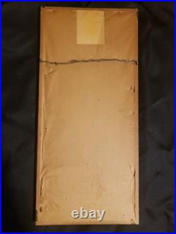 Takahashi Shotei Cherry Blossoms at Sumida Bank in Rain Woodblock Print