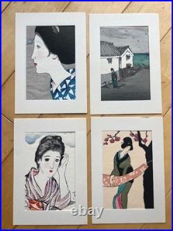 Takehisa Yumeji Woodblock Postcard Collection 22/24 Complete Kato Hanga Institut