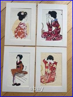 Takehisa Yumeji Woodblock Postcard Collection 22/24 Complete Kato Hanga Institut