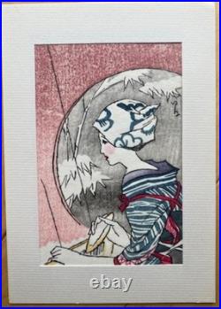 Takehisa Yumeji Woodblock Postcard Collection 22/24 Complete Kato Hanga Institut