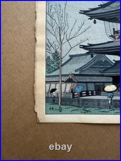 Takeji Asano Original Japanese Woodblock Print (Shin-hanga)