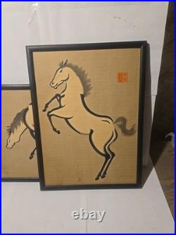 Three beautiful vintage woodblock prints by renowned artist Urushibara