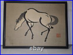 Three beautiful vintage woodblock prints by renowned artist Urushibara