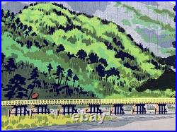 Tokuriki Tomikichiro Woodblock Print Arashiyama in the rain
