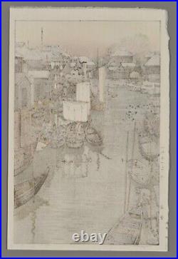 Toshi Yoshida Woodblock Urayasu