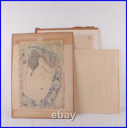 Toyohara Kunichika (1835-1900) Otani Tomoemon Woodblock Print Japan