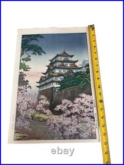 Tsuchiya Koitsu Japanese Woodblock Print Nagoya Castle