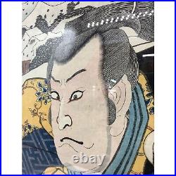 Ukiyo-E Kunisada Japanese Woodblock Print Utagawa Toyokuni III Chushingura