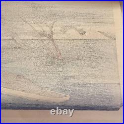 Ukiyo-e Japanese Woodblock Print Utagawa Hiroshige Selected Flowers 390x263mm