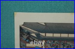 Utagawa Hiroshige Famous Rest House at Kusatsu Japanese Woodblock Print