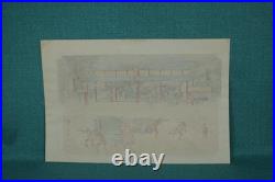 Utagawa Hiroshige Famous Rest House at Kusatsu Japanese Woodblock Print