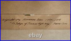 Utagawa Hiroshige Original 1842 Woodblock 53 Stations The Tokaido Road Yokkaichi