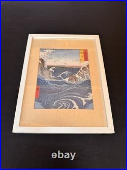 Utagawa Hiroshige Set of 3 Matted & Framed Japanese Woodblock-Style Prints