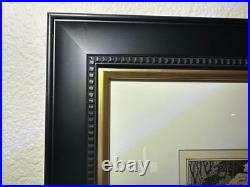 Utagawa Hiroshige Uchida Art Print Cherry Blossoms Matted Framed 24 x 18