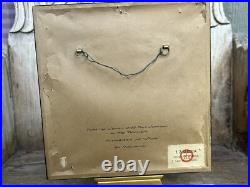 Utagawa Hiroshige Vintage 1930's Japanese Woodblock Print'Kambara in Snow