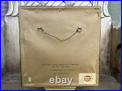 Utagawa Hiroshige Vintage 1930's Japanese Woodblock Print'Kambara in Snow