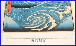 Utagawa Hiroshige's 1855 Woodblock Print Navaro Rapids Awa Province Framed