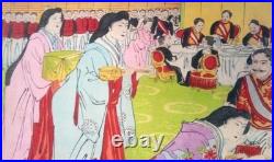 Utagawa Kunimasa Ukiyo-e Woodblock Print Triumphal Return Qing Army Meiji