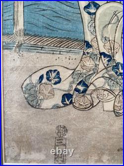 Utagawa Kunisada I (Honjo, Edo 1786-1865) Japanese Woodblock Print Kabuki Actors