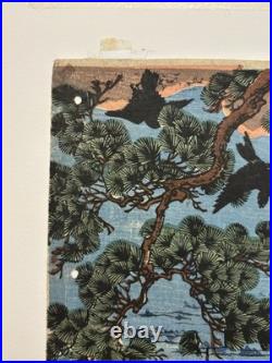 Utagawa Kuniyoshi Original Antique 1840s Woodblock Japanese Warrior