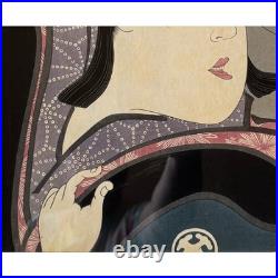 Utagawa Toyokuni I Portrait of a Courtesan Japanese Woodblock Print c. 1805