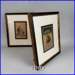 Utamaro Japanese Woodblock Print Reproduction Set 12.5x 15.5 Artlore Gallery