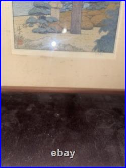 Vintage 2 Toshi Yoshida Wood Block Prints (Plum Tree)(Bamboo) Friendly Garden