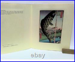 Vintage Hiroshige 100 views of Edo Japanese Ukiyo-e 30 woodblock print Set