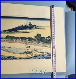 Vintage Hokusai The 36 Views of Mount Fuji 46 woodblock print complete Set