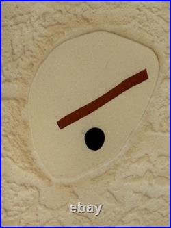 Vintage Japanese Embossed Woodblock Print by Haku Maki  Work 73-3 (OK)