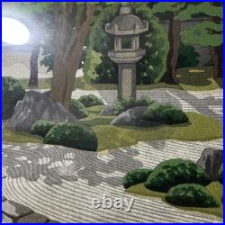 Vintage! Japanese HANGA Woodblock Print MASAO IDO KYOTO MYOKAKUJI 149/180