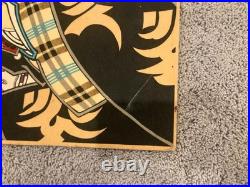 Vintage Japanese Kabuki Woodblock Style Print Samurai Warrior Art Poster