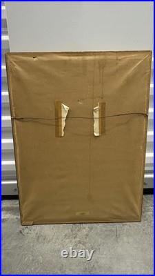 Vintage Japanese Rice Field Woodblock Print Green Landscape Framed Signed Large