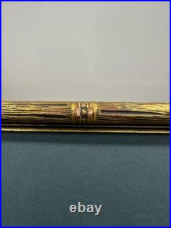 Vintage Japanese Rice Field Woodblock Print Green Landscape Framed Signed Large