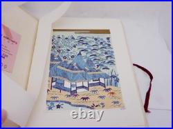 Vintage Japanese Wood Block Woodblock Print Book Kyoto Hangain 11 Images 27258