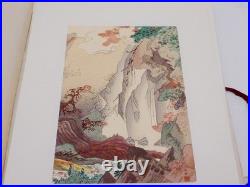 Vintage Japanese Wood Block Woodblock Print Book Kyoto Hangain 11 Images 27258