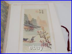 Vintage Japanese Wood Block Woodblock Print Book Kyoto Hangain 11 Images 27258