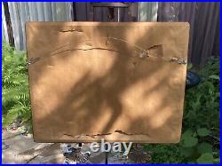 Vintage Japanese Woodblock Katsushika Hokusai -Mishima Pass in Kai Province 70's